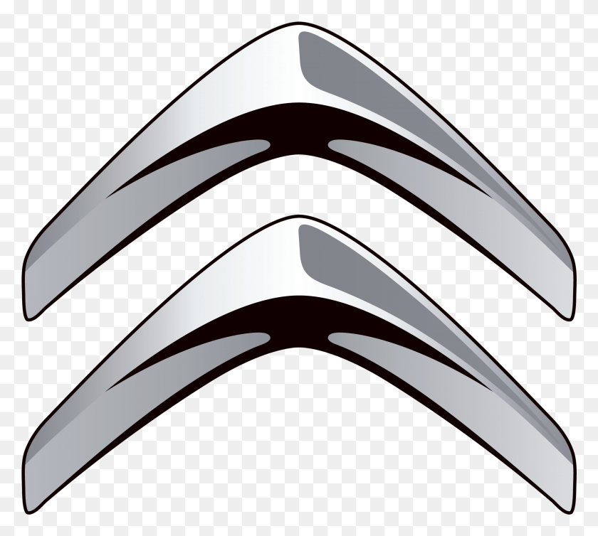 2550x2270 Silver Arrow Car Logo Citroen Logo Without Name, Label, Text, Graphics HD PNG Download