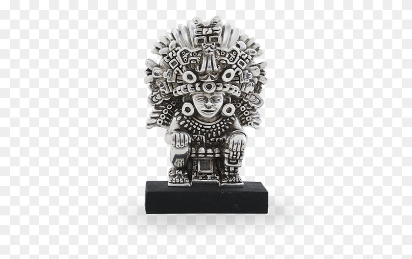 431x469 Silver Aztec Figure Statue, Architecture, Building, Symbol HD PNG Download