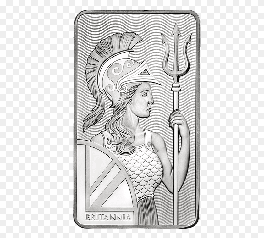 436x697 Silver Bar Minted Royal Mint 10 Oz Silver Bar, Person HD PNG Download