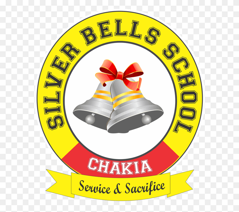 598x684 Silver Bells School Chakia Logo, Etiqueta, Texto, Símbolo Hd Png