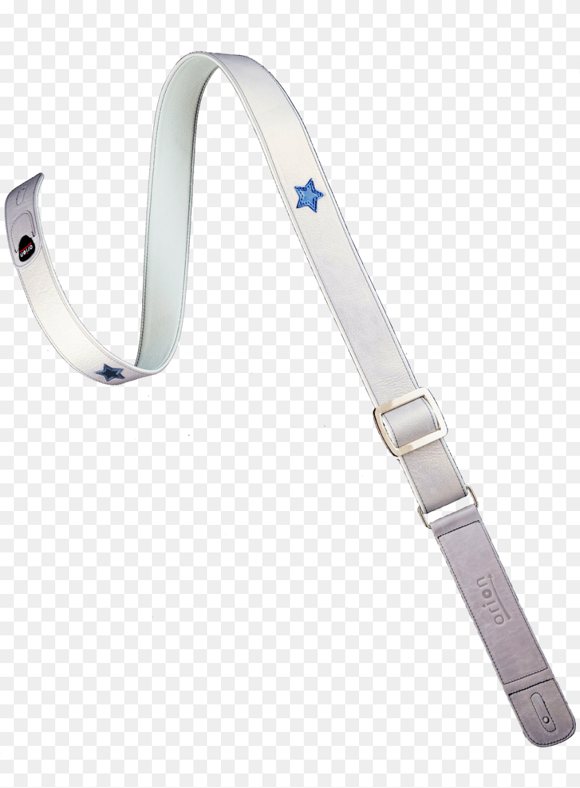 Silver Blue Leather Guitar Strap Silver Leather Guitar Strap, Accessories, Belt, Blade, Dagger Clipart PNG
