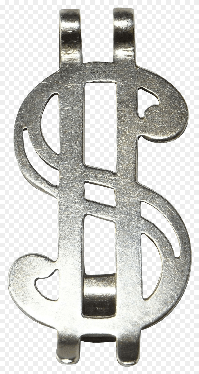 817x1585 Silver Dollar Sign Cross, Symbol, Text, Alphabet HD PNG Download