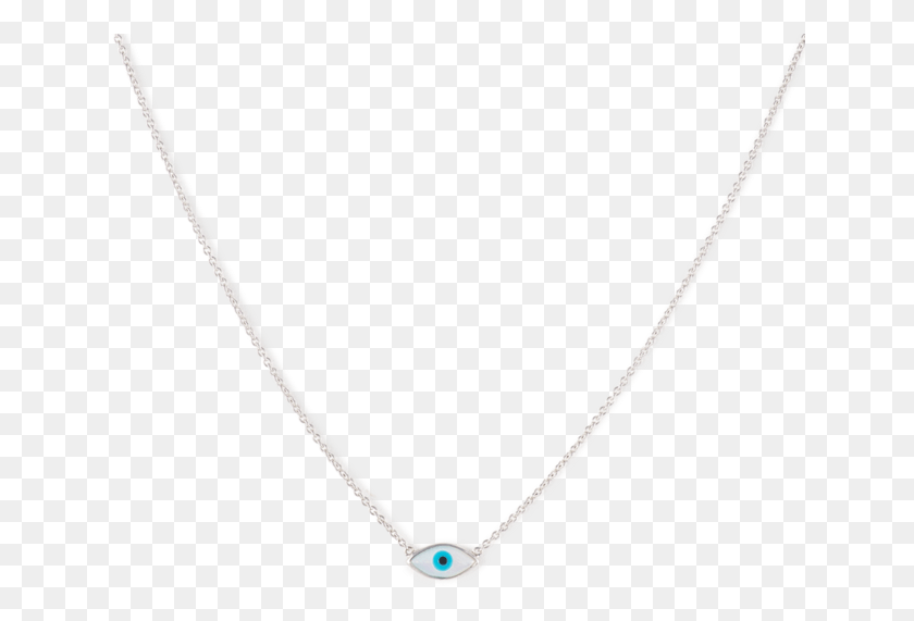 640x511 Silver Evil Eye Necklace Necklace, Jewelry, Accessories, Accessory HD PNG Download