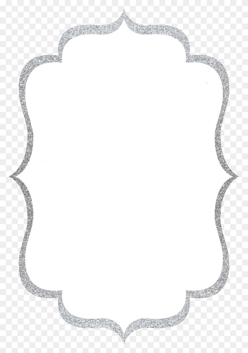 1440x2100 Silver Glitter Border Gallery Clipart Swagat, Oval, Mirror, Pattern HD PNG Download