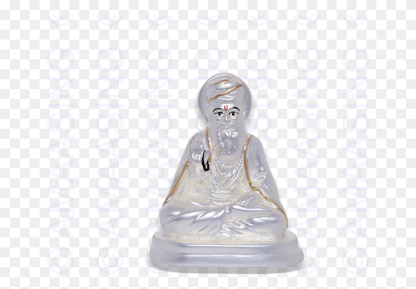 652x524 Silver Gurunanak Ji Figurine, Worship, Person, Human HD PNG Download