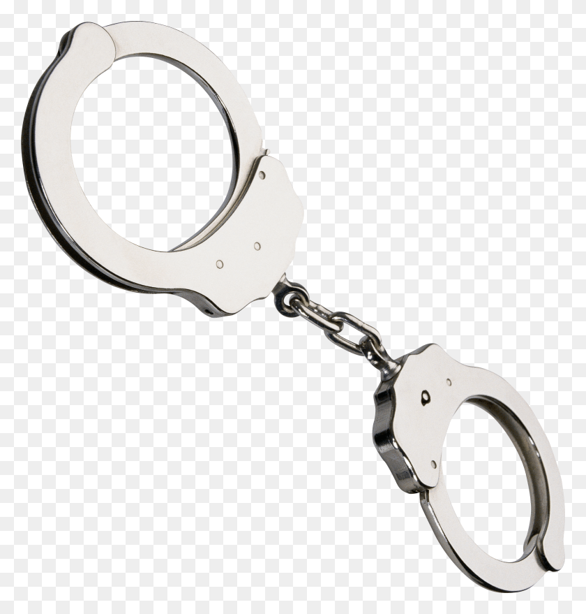 2354x2473 Silver Handcuffs Hand Cuffs, Scissors, Blade, Weapon HD PNG Download