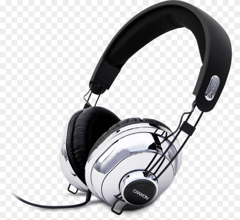 Silver Headphones, Electronics Clipart PNG