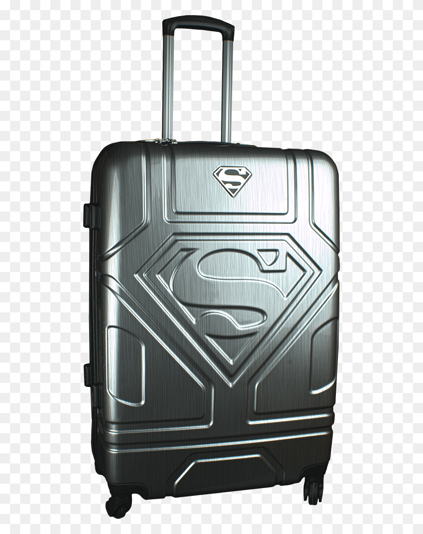 510x1000 Silver Large 28 Pc Hard Cover Trolley Suitcase Superman, Electronics, Luggage, Train HD PNG Download