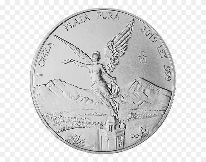 600x600 Silver Libertad Coin, Money, Clock Tower, Tower HD PNG Download