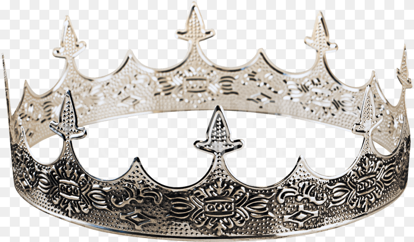 Silver Medieval Crown Medieval Crown, Accessories, Jewelry, Cross, Symbol Transparent PNG
