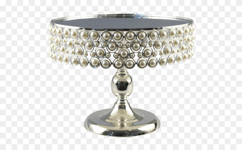 526x460 Silver Pearl Cake Stand 15 Rose Gold Cake Stand, Accessories, Accessory, Jewelry HD PNG Download