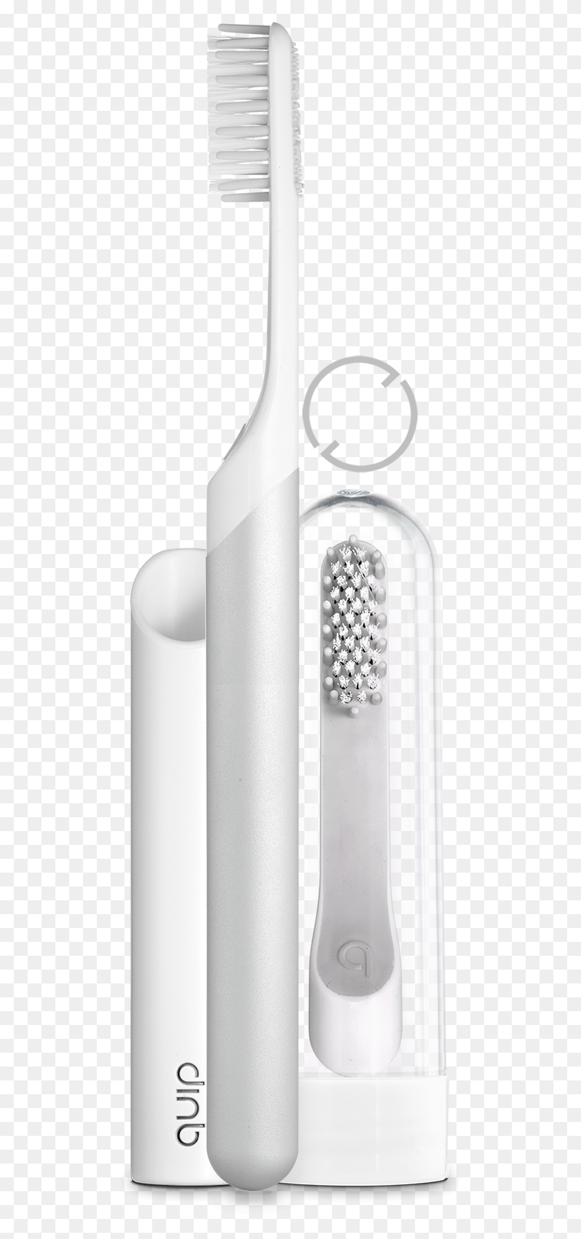 499x1729 Silver Plan 45 Gold Quip Toothbrush, Crystal, Diamond, Gemstone HD PNG Download