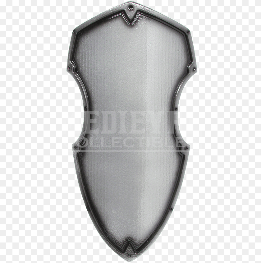 Silver Shield Medieval Tower Shield, Armor Transparent PNG - FlyClipart