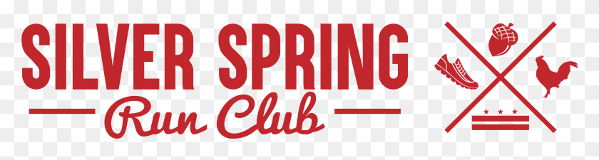 3046x646 Silver Spring Run Club Графический Дизайн, Текст, Слово, Алфавит Hd Png Скачать
