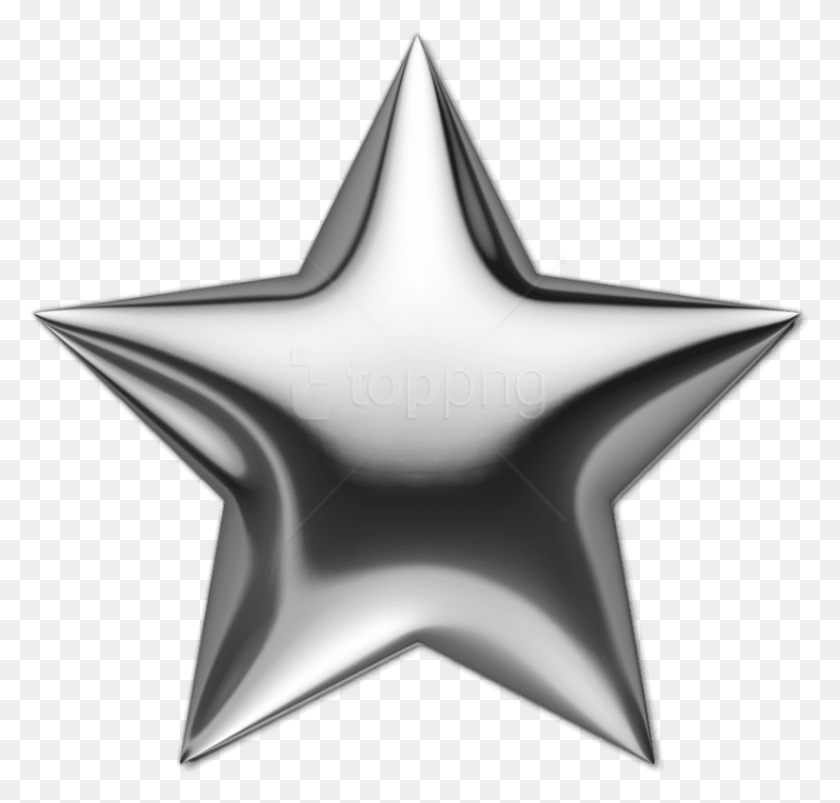 820x782 Silver Star Silver, Symbol, Star Symbol, Car HD PNG Download