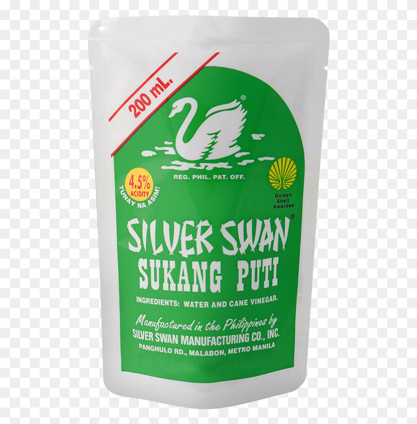 488x793 Silver Swan Sukang Puti 200ml Silver Swan Vinegar, Beverage, Drink, Bottle HD PNG Download