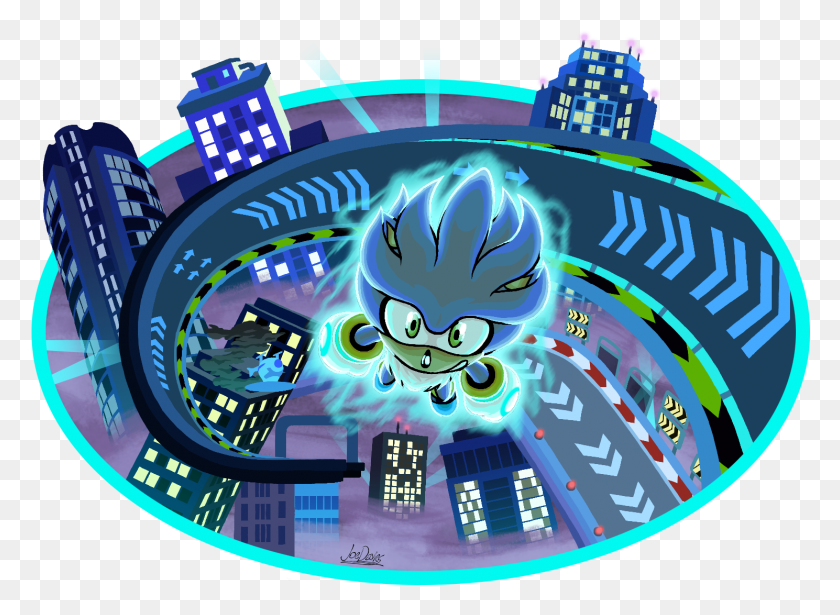 1489x1060 Silver The Hedgehog From The Sonic The Hedgehog Game, Pac Man, Graphics HD PNG Download