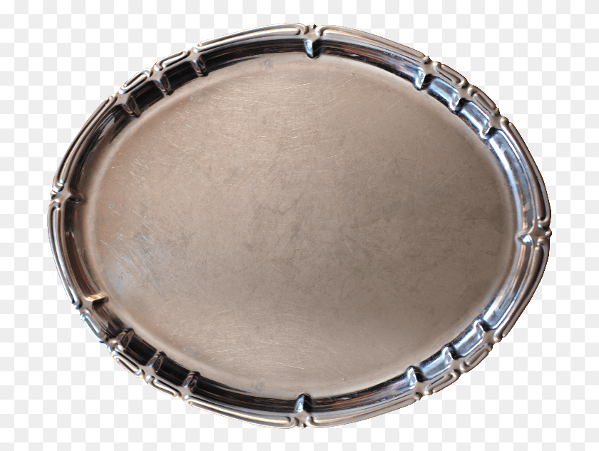 709x572 Silver Tray Tray, Drum, Percussion, Musical Instrument HD PNG Download