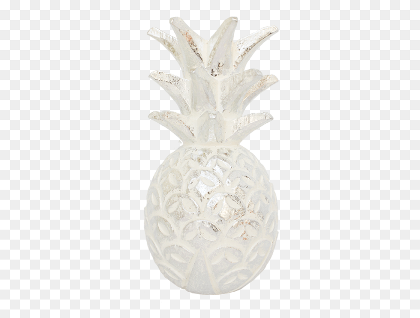283x577 Silver White Washed Pineapple Table Decor Pineapple, Wedding Cake, Cake, Dessert HD PNG Download