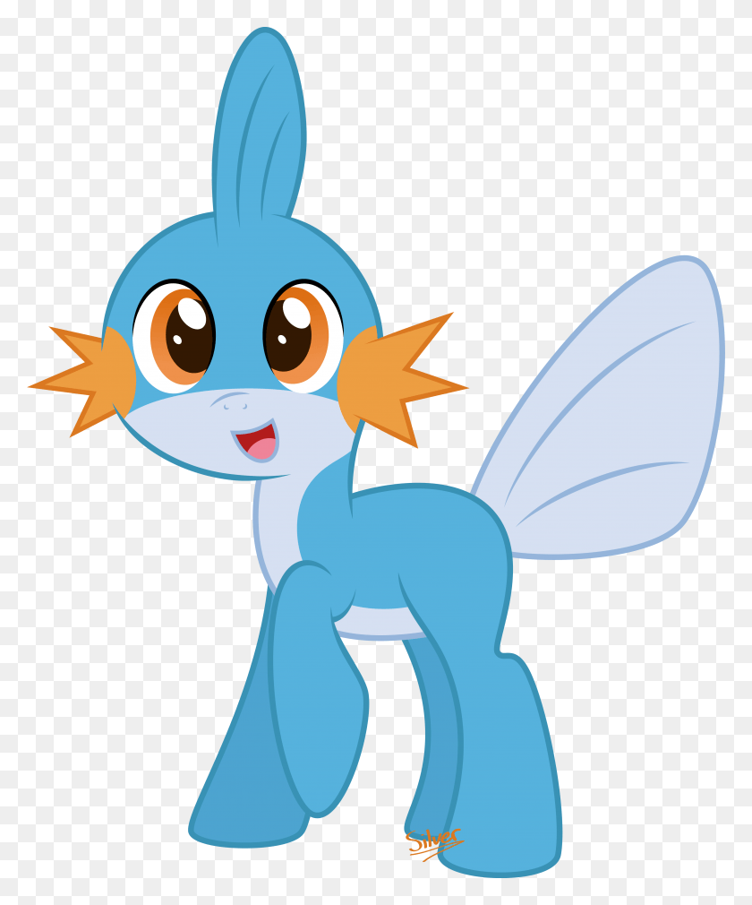 4048x4935 Silverrainclouds Mudkip Pokemon Ponified Safe Mudkip Pony, Graphics, Green HD PNG Download