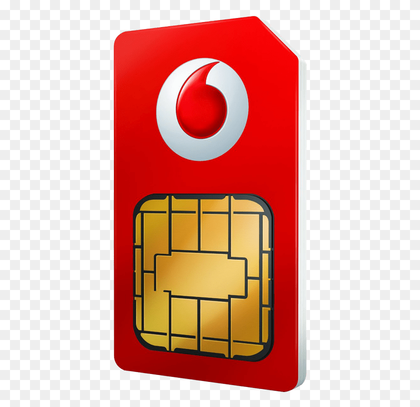 388x754 Sim Card Image Sim Vodafone, Electronics, Label, Text HD PNG Download