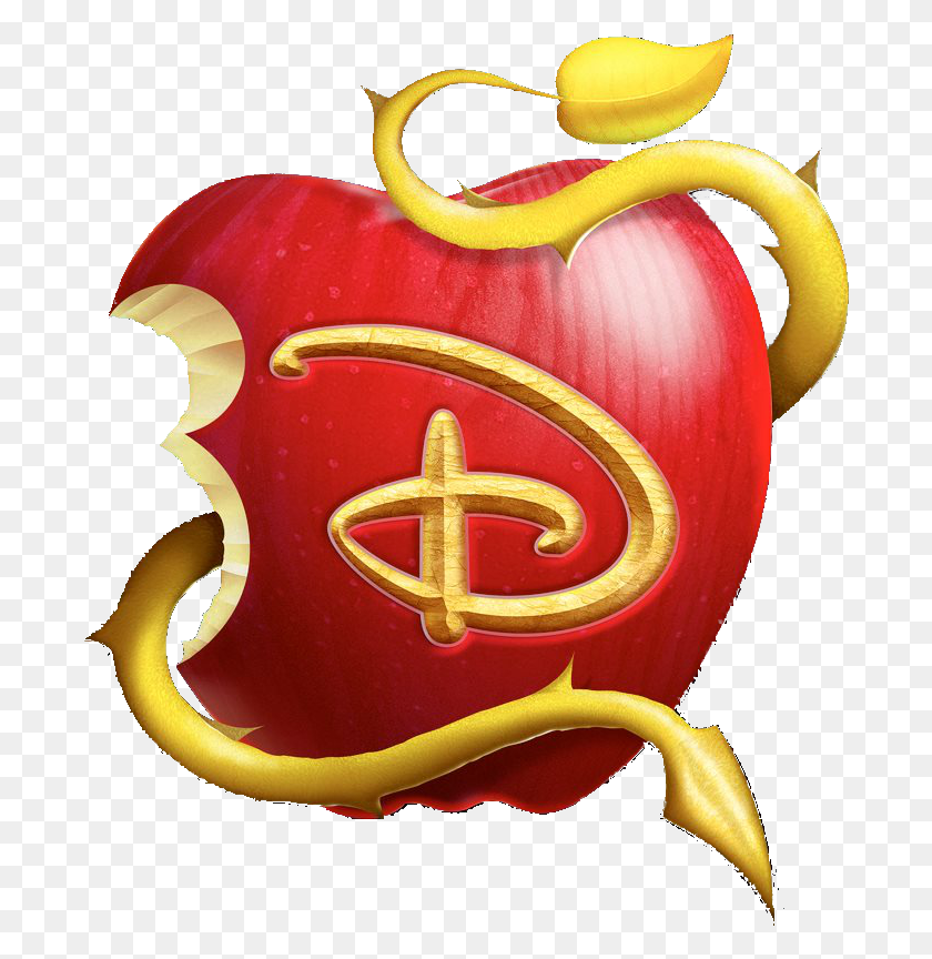 690x804 Descargar Png Simbulo Que Eu Mas Amo No Mundo Todo Filme Favorito Disney Descendants Logo, Plant, Symbol, Dynamite Hd Png
