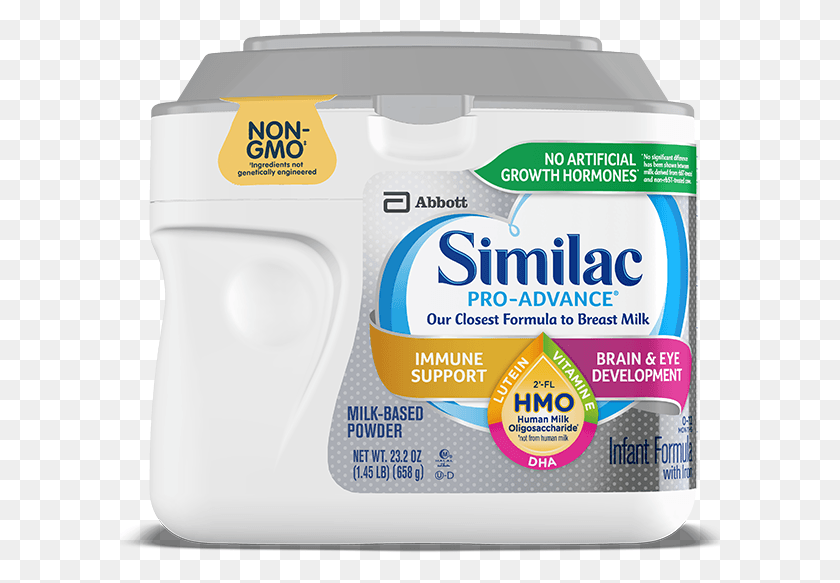 601x523 Similac Pro Advance Milk Based Infant Formula Container Similac Pro Sensitive, Diaper, Mixer, Appliance HD PNG Download