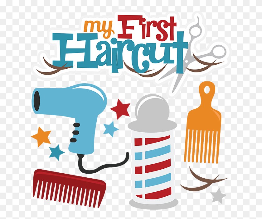 648x645 Similiar Cartoons First Haircut Keywords First Hair Cut, Poster, Advertisement, Flyer HD PNG Download
