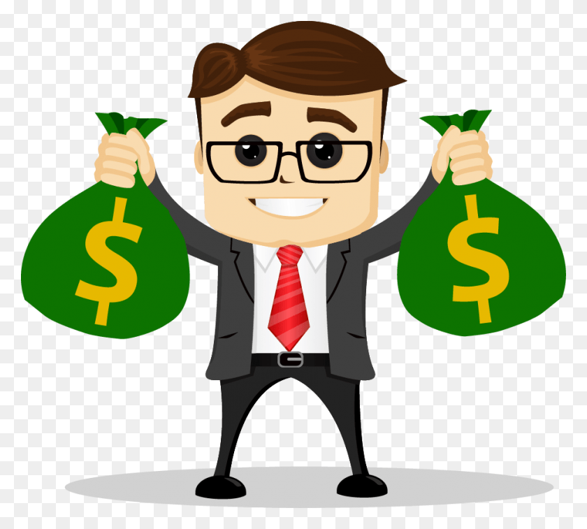 941x842 Simple And Actionable Ways To Make Money Right Now Making Money Cartoon, Tie, Accessories, Accessory HD PNG Download