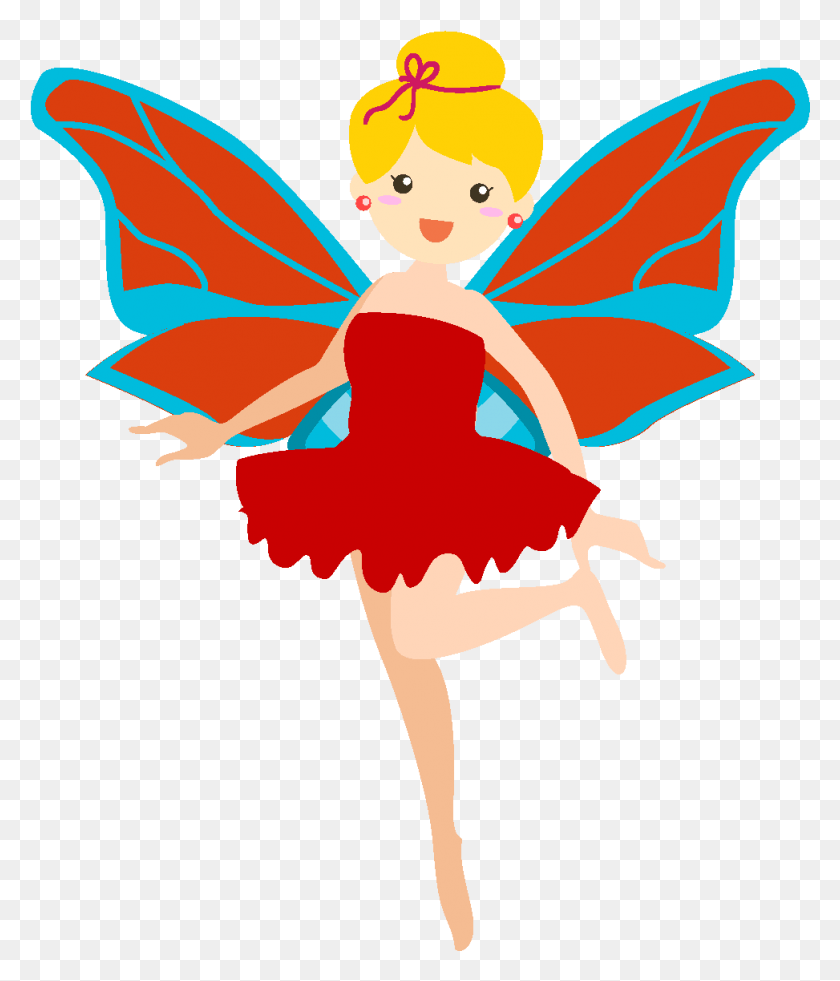 973x1149 Simple Cartoon Cute Butterfly Girl Fairy, Dance, Dance Pose HD PNG Download
