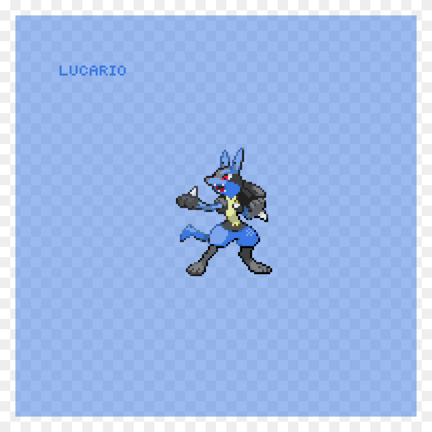 1200x1200 Simple Drawing Of Lucario Mixed Pokemon Sprites, Person, Human HD PNG Download