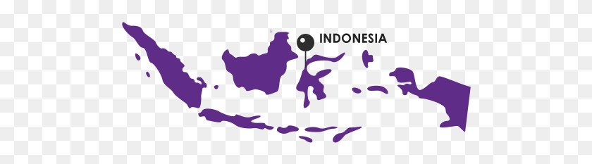 496x173 Simple Indonesia Map Vector, Purple, Graphics HD PNG Download