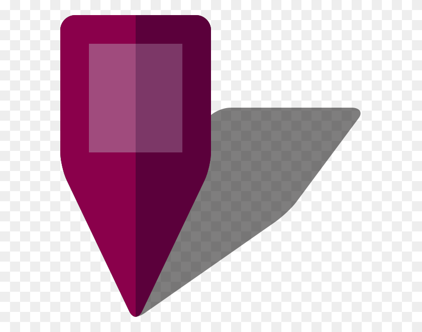 600x600 Simple Location Map Pin Icon5 Purple Free Vector Data Purple Location Icon, Plectrum, Triangle, Heart HD PNG Download