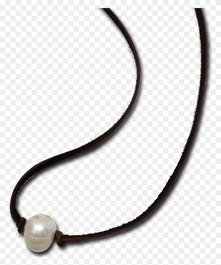1917x2318 Descargar Png Gargantilla De Perlas Simple Collar De Perlas De Cuero De Gamuza Png