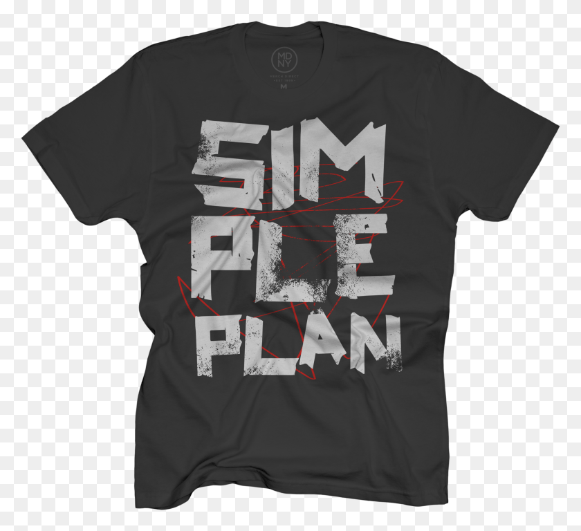 2259x2052 Simple Plan Tape Scratch On Black 25 Active Shirt, Одежда, Одежда, Футболка Hd Png Скачать
