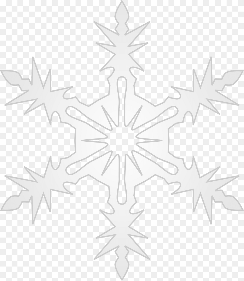 1663x1920 Simple Snowflake Clipart, Nature, Outdoors, Snow, Dynamite PNG