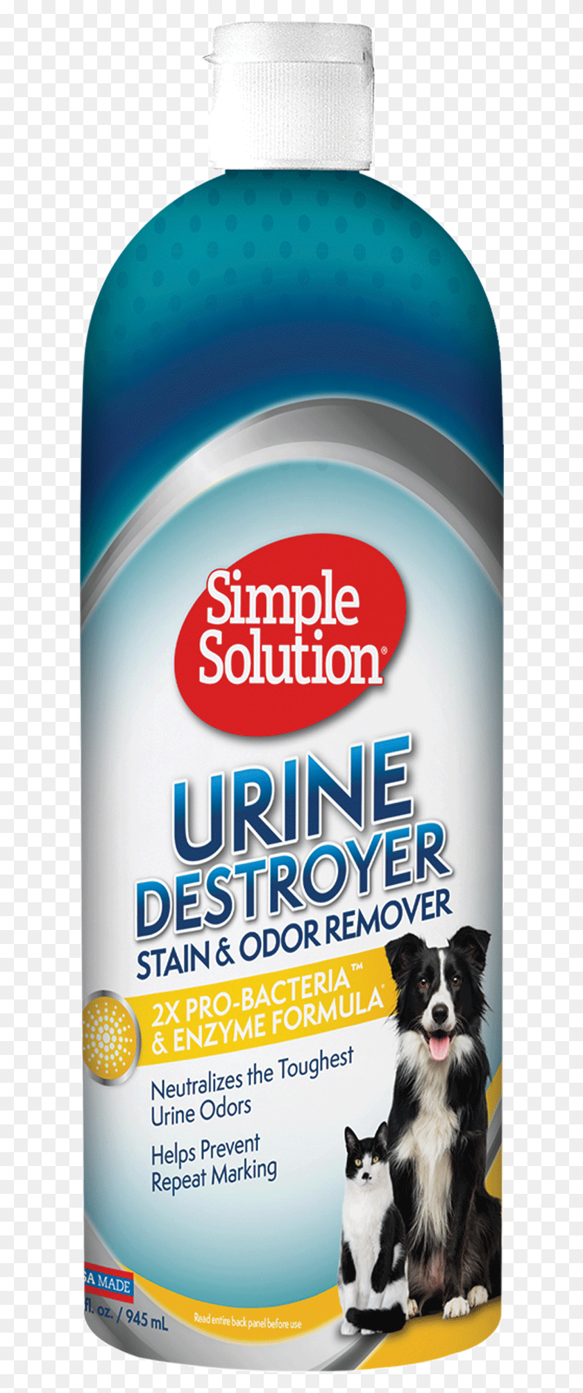 612x1947 Simple Solution Pet Urine Destroyer 32 Ounce Pour Simple Solution Urine Destroyer, Dog, Canine, Animal HD PNG Download