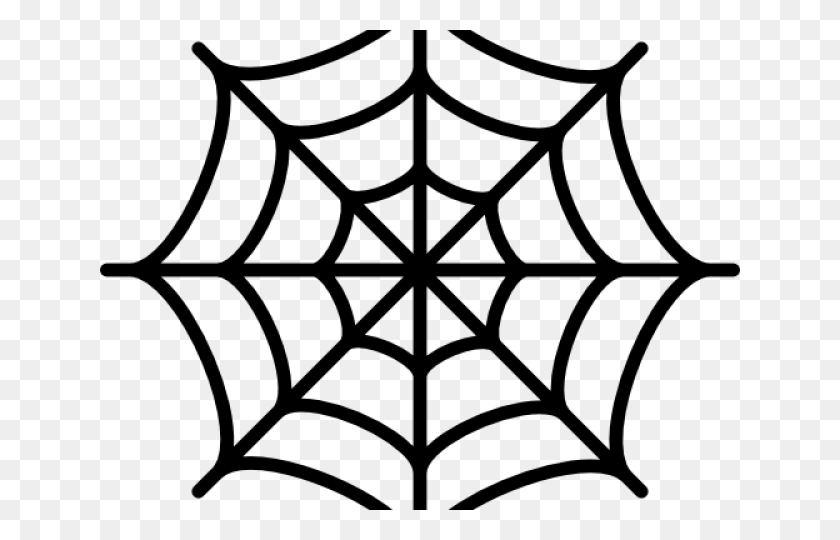 640x480 Simple Spider Web Clipart, Gray, World Of Warcraft HD PNG Download