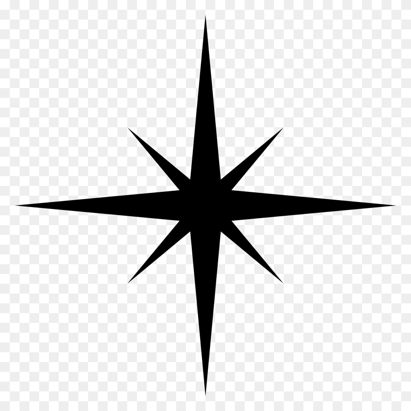 2400x2400 Descargar Png / Silueta De Estrella Png