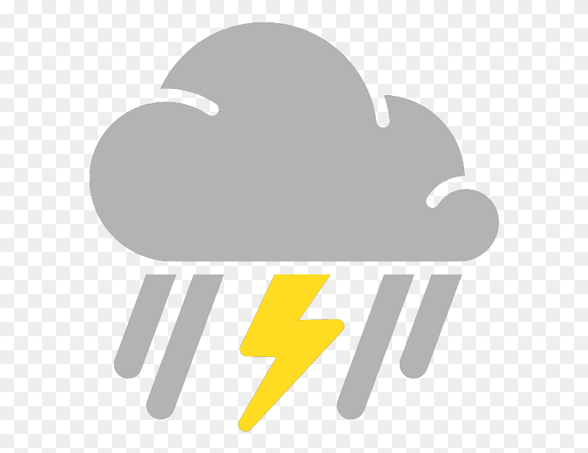 587x587 Simple Weather Icons Mixed Rain And Thunderstorms Svg Thunderstorm Weather Symbol, Car, Vehicle HD PNG Download