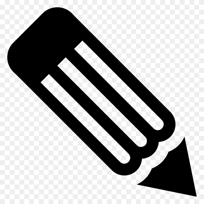 1024x1024 Simpleicons Business Pencil Of Stripes In Diagonal Pen Icon, Gray, World Of Warcraft HD PNG Download