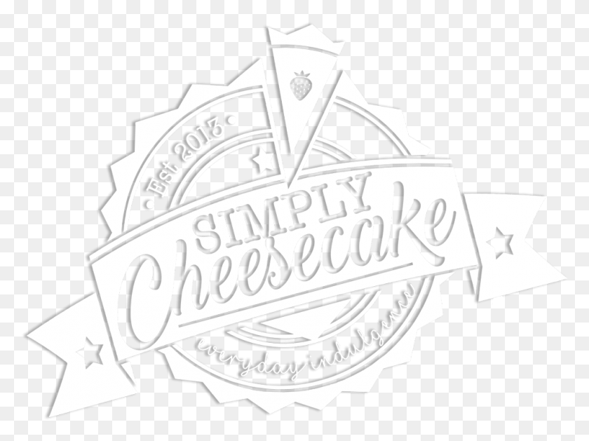 992x724 Simply Cheesecake Logo Central Rectangle Label, Symbol, Trademark, Badge HD PNG Download