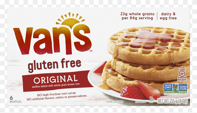2401x1300 Simply Delicious Gluten Free Waffles Totally Vans Waffles, Waffle, Food, Hot Dog HD PNG Download