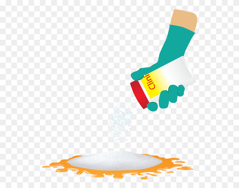 547x600 Simply Sprinkle The Powder Over The Spill Flag, Food, Toothpaste, Paint Container HD PNG Download