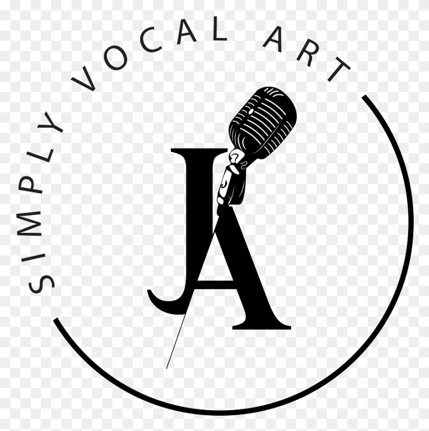 858x863 Simply Vocal Art Logo Design Brand Logos Singing, Bow, Analog Clock, Clock HD PNG Download