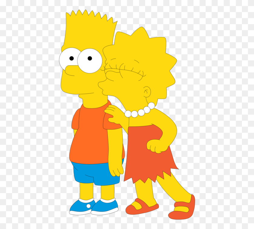 453x699 Simpson Lisa Y Bart, Person, Human HD PNG Download
