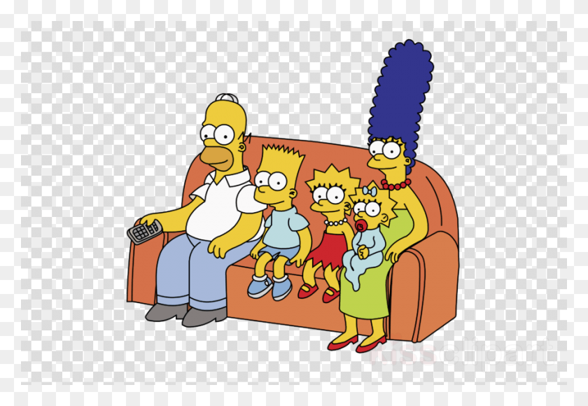 900x600 Simpsons Family Vector Clipart Bart Simpson Homer Simpson Mini Cooper, Graphics, Doodle HD PNG Download