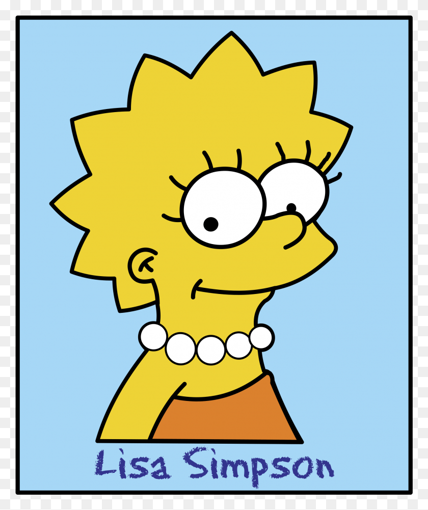 1831x2209 Simpsons Lisa Logo Transparent Lisa Simpson Drawing, Nature, Outdoors, Sun HD PNG Download