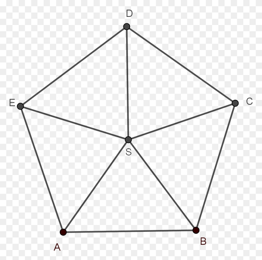 909x900 Since This Is A Regular Polygon All Sides Have Equal Triangle, Ornament, Lamp, Pattern HD PNG Download