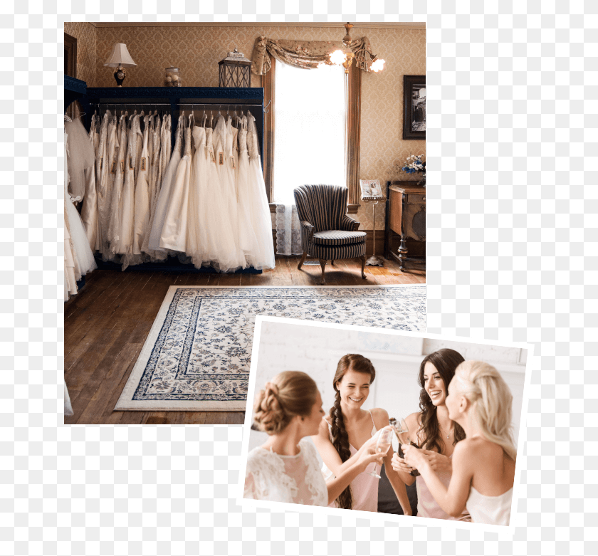 662x721 Sinders Bridal House, Person, Human, Furniture HD PNG Download